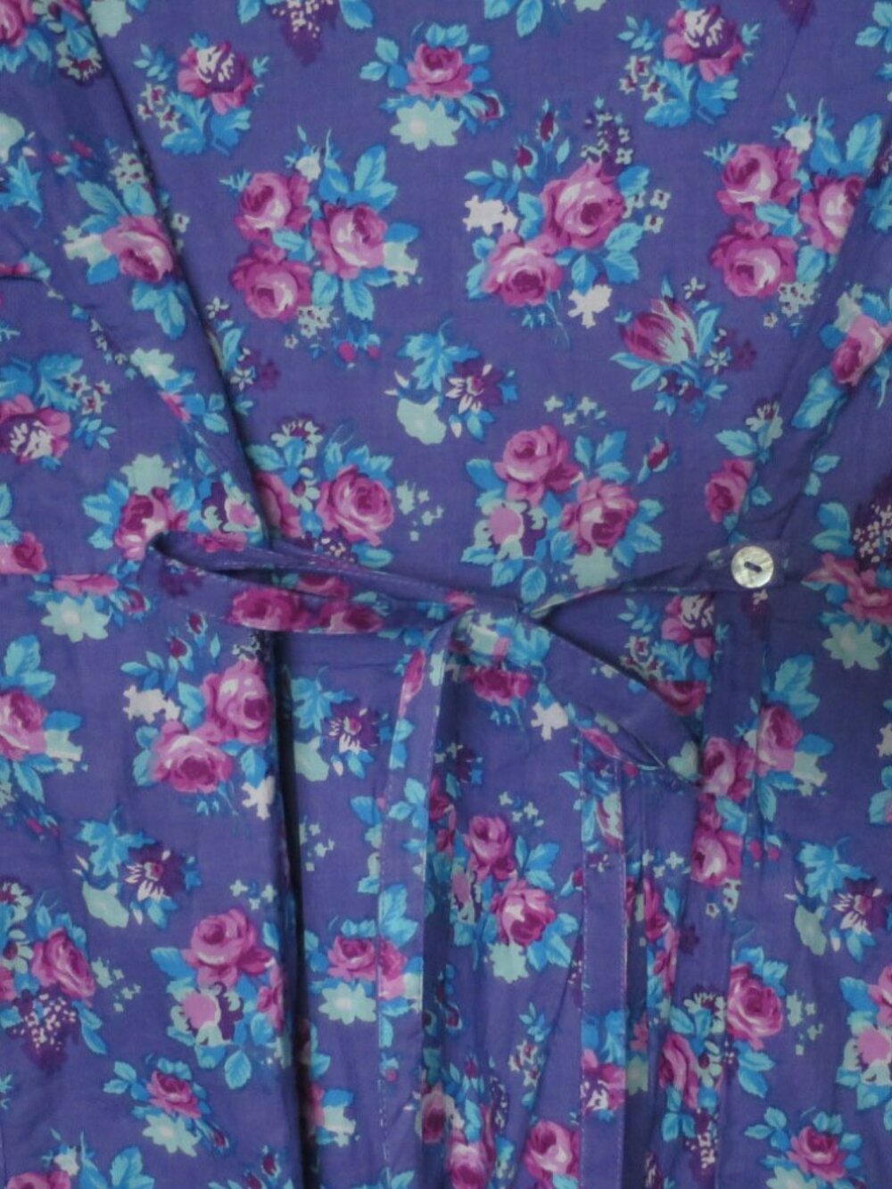 April Cornell Lizzy's Bouquet Dress in Dark Periwinkle Size M - Picture 8 of 10